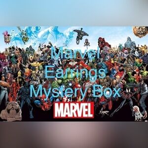 ⭐️NEW⭐️ Marvel Theme Mystery Earrings Box (Requests Accepted) (1) 4-5 Piece Set
